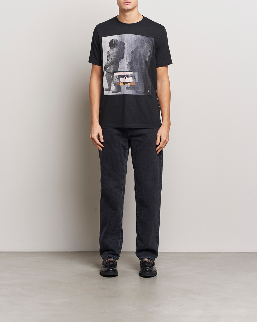 Herren | T-Shirts | PS Paul Smith | Astronaut Crew Neck T-Shirt Black