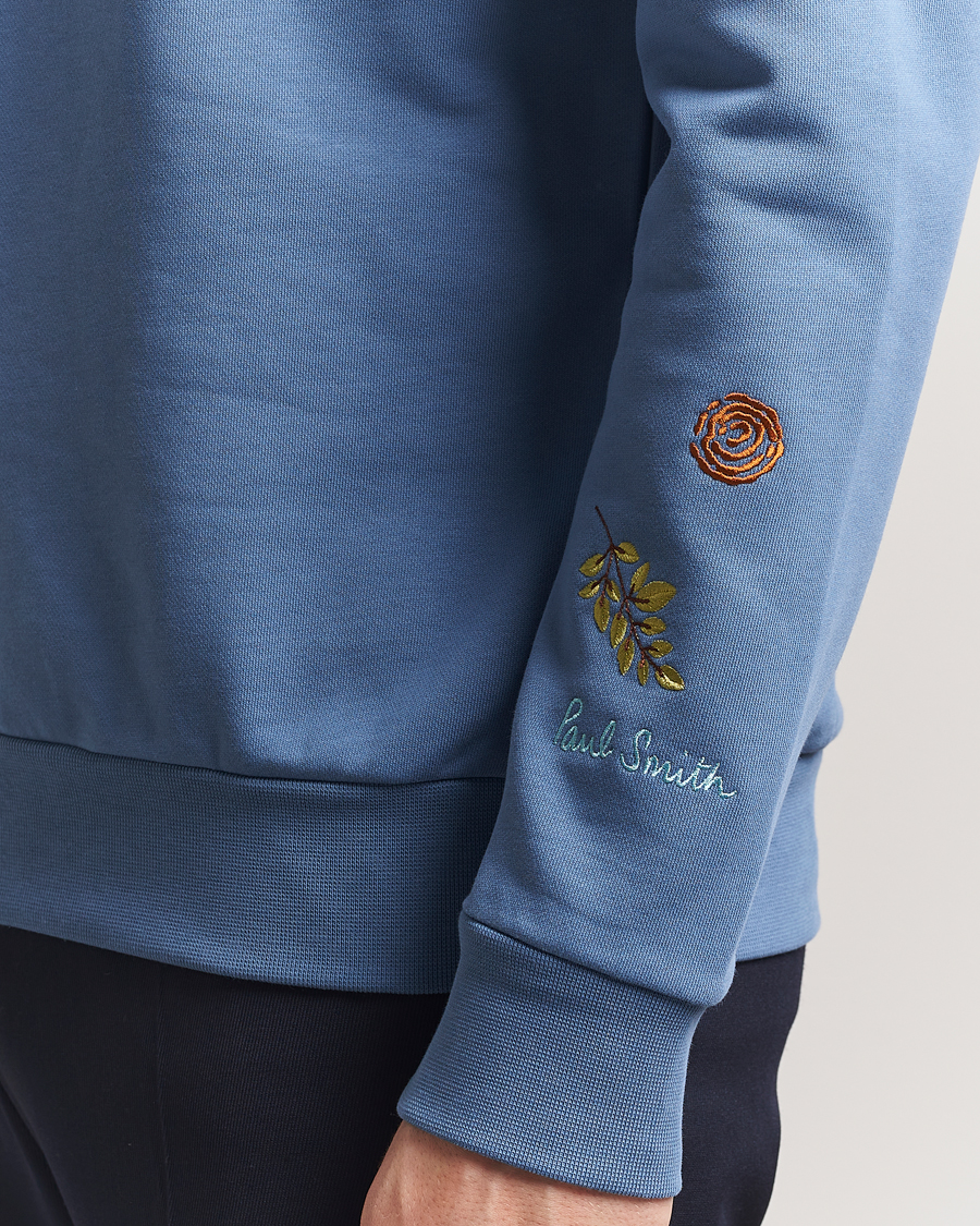 Herren | Pullover | Paul Smith | Embroidered Sweatshirt Blue