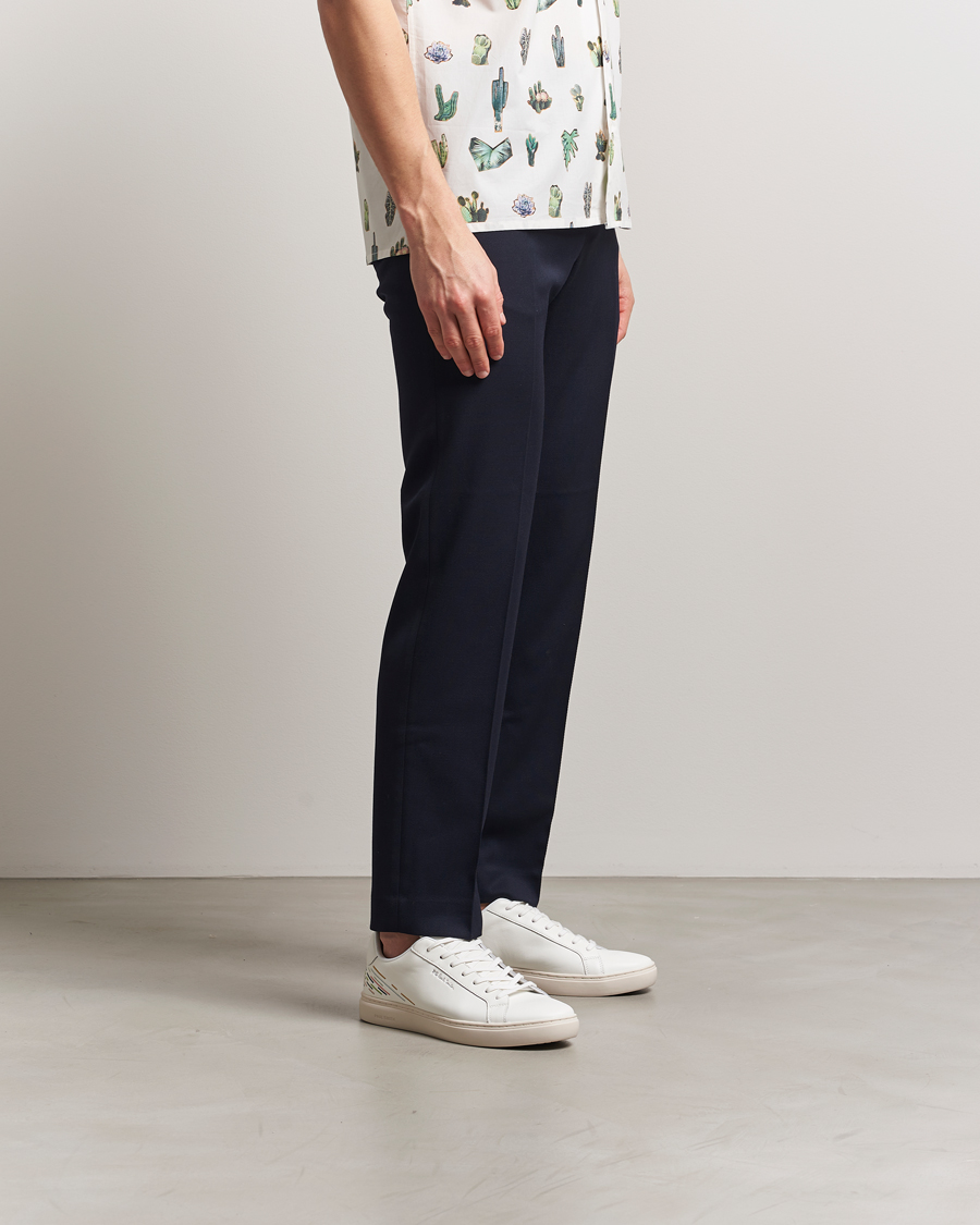 Herren | PS Paul Smith Rex Embroidered Leather Sneaker White | PS Paul Smith | Rex Embroidered Leather Sneaker White