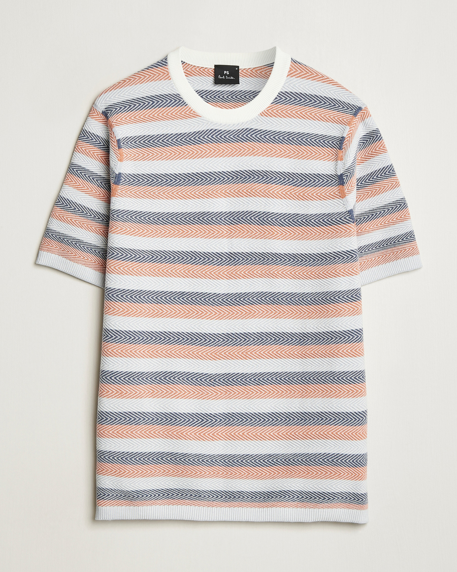 Herren | T-Shirts | PS Paul Smith | Striped Knitted T-Shirt Multi
