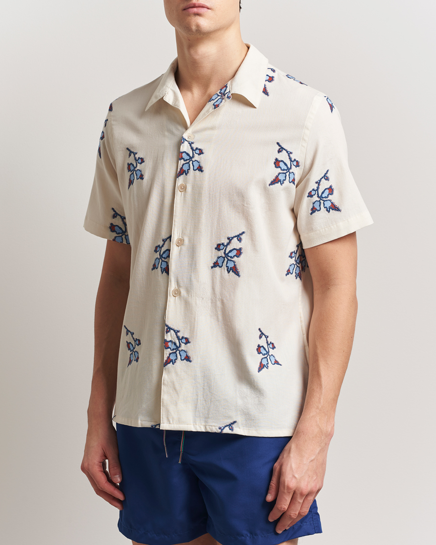 Herren | Hemden | PS Paul Smith | Flower Short Sleeve Shirt Off White