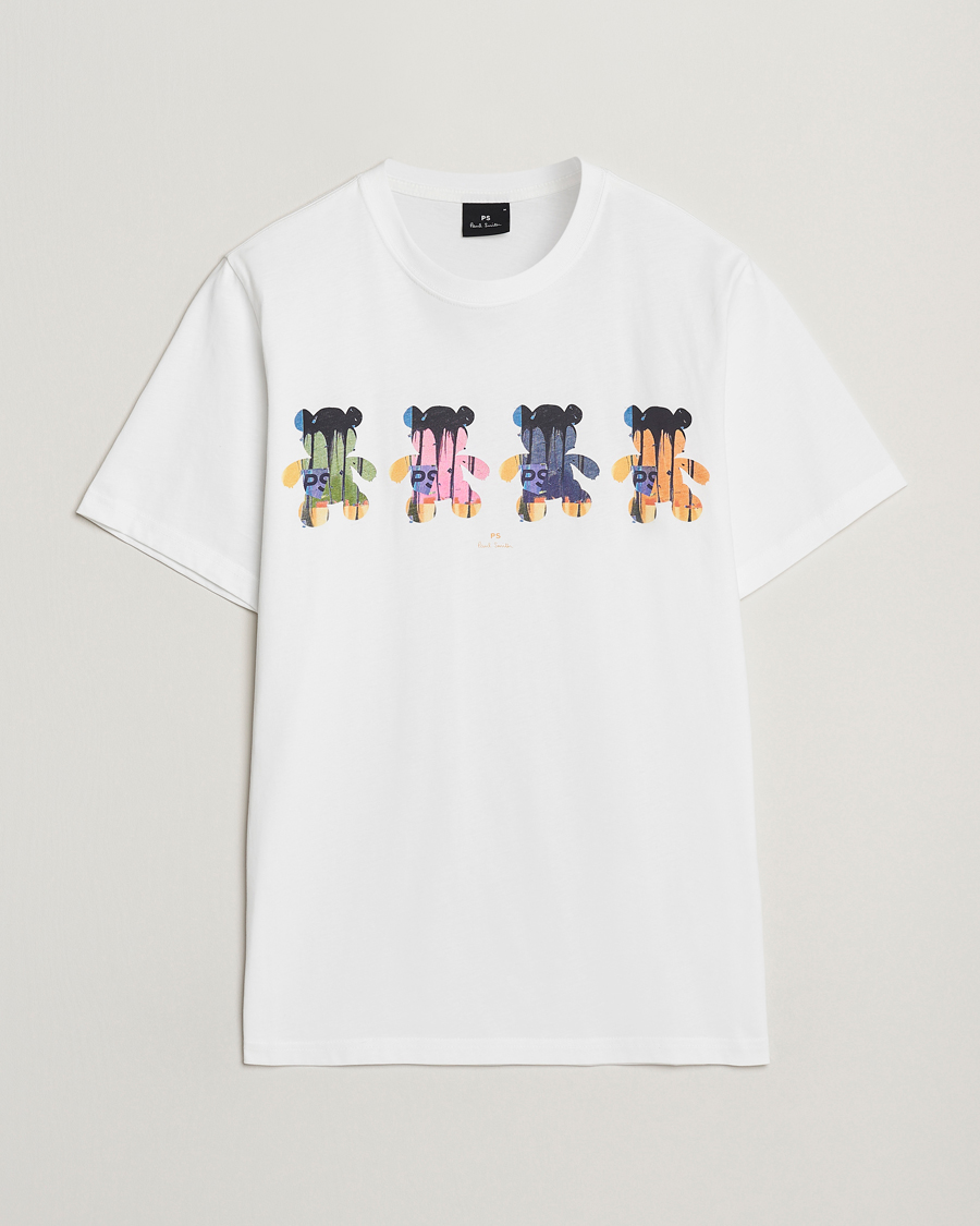 Herren | T-Shirts | PS Paul Smith | Teddy Printed T-Shirt White
