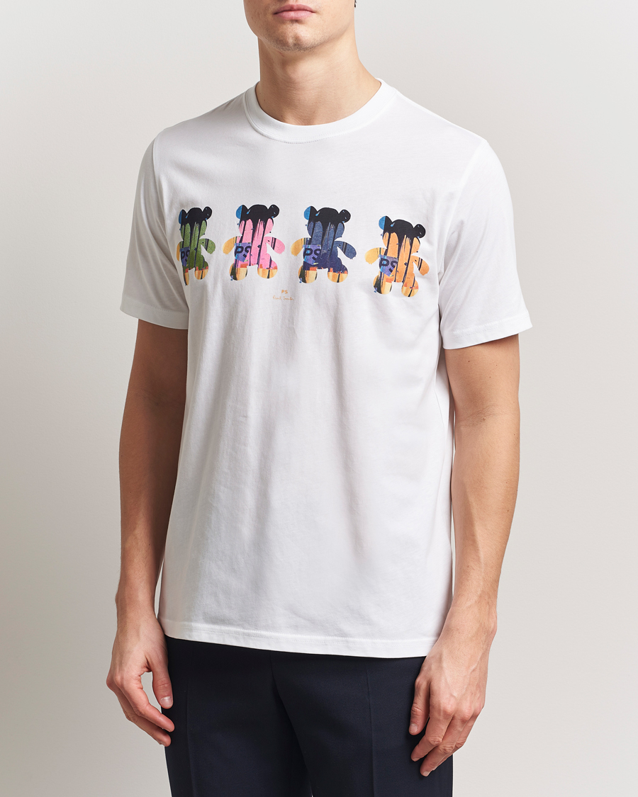 Herren | T-Shirts | PS Paul Smith | Teddy Printed T-Shirt White