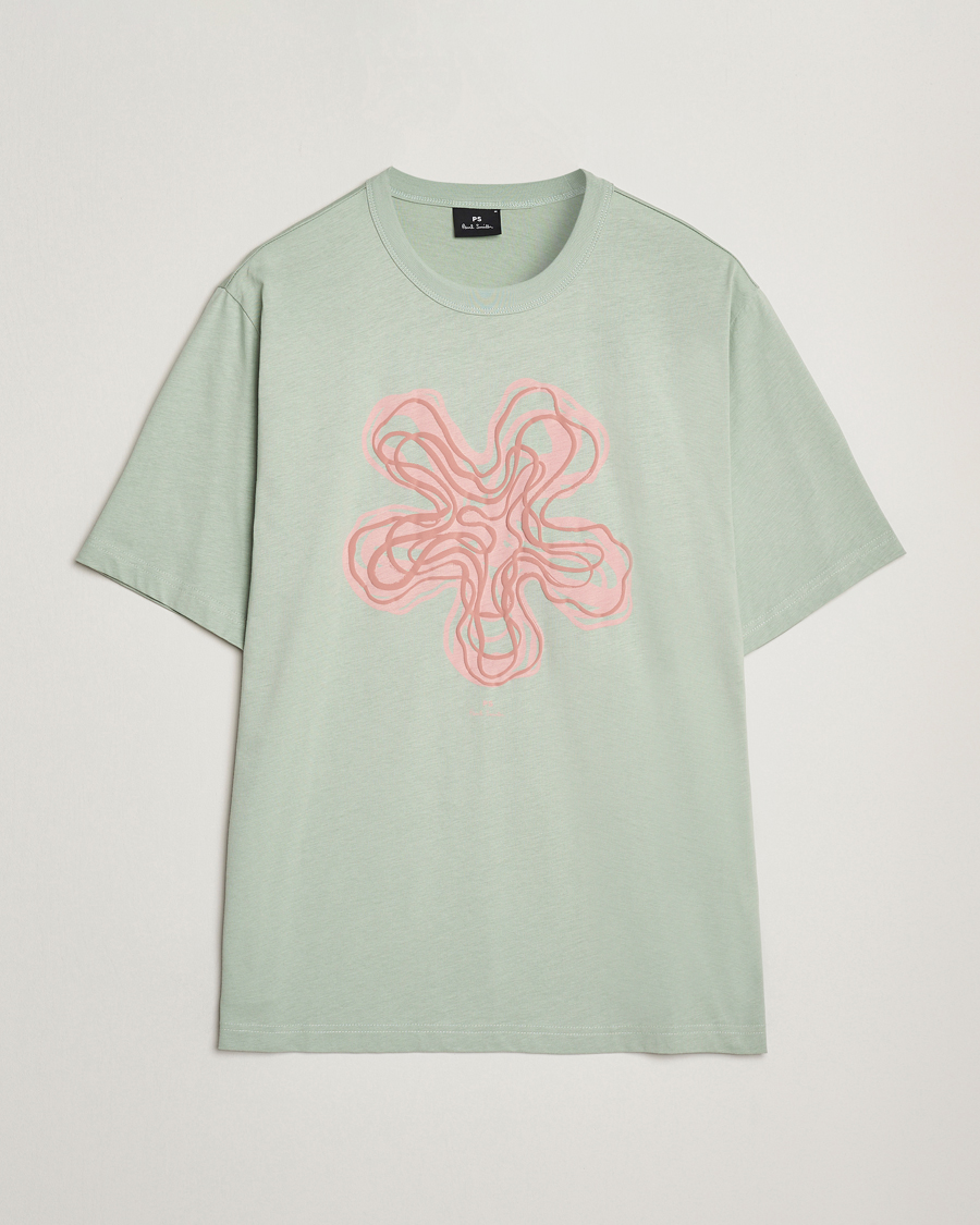 Herren | T-Shirts | PS Paul Smith | Yukka Printed T-Shirt Green
