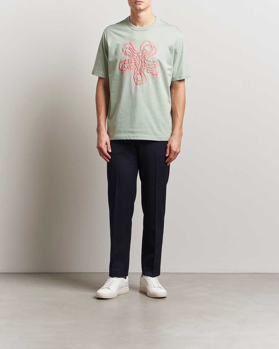 Herren | T-Shirts | PS Paul Smith | Yukka Printed T-Shirt Green