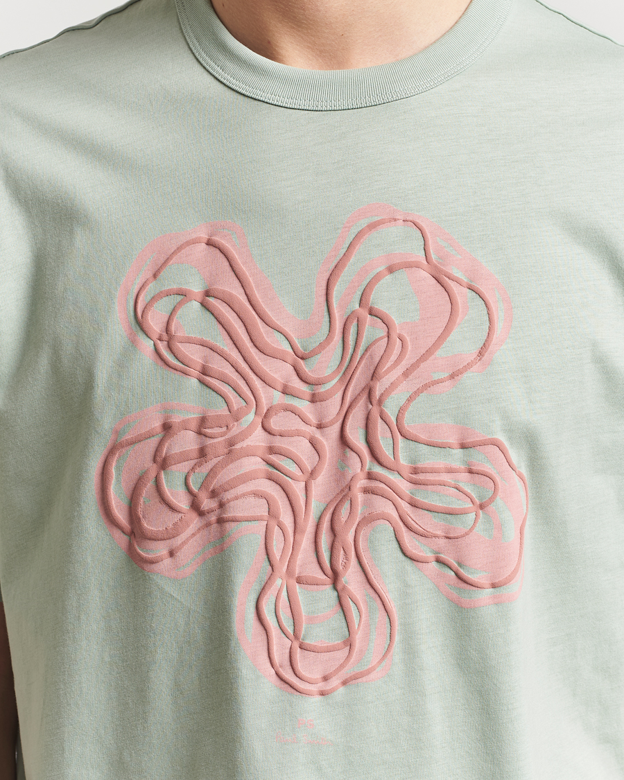 Herren | T-Shirts | PS Paul Smith | Yukka Printed T-Shirt Green