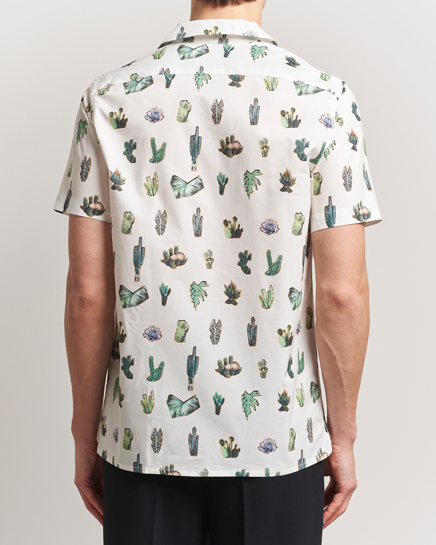 Herren | Hemden | PS Paul Smith | Cactus Line Up Short Sleeve Shirt White