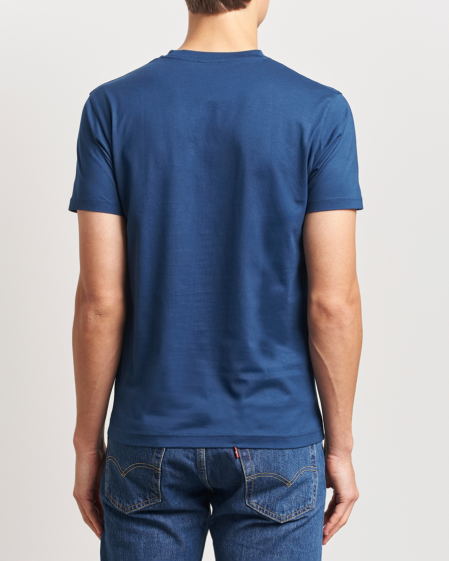 Herren | T-Shirts | Sunspel | Riviera Midweight T-Shirt Navy Blue