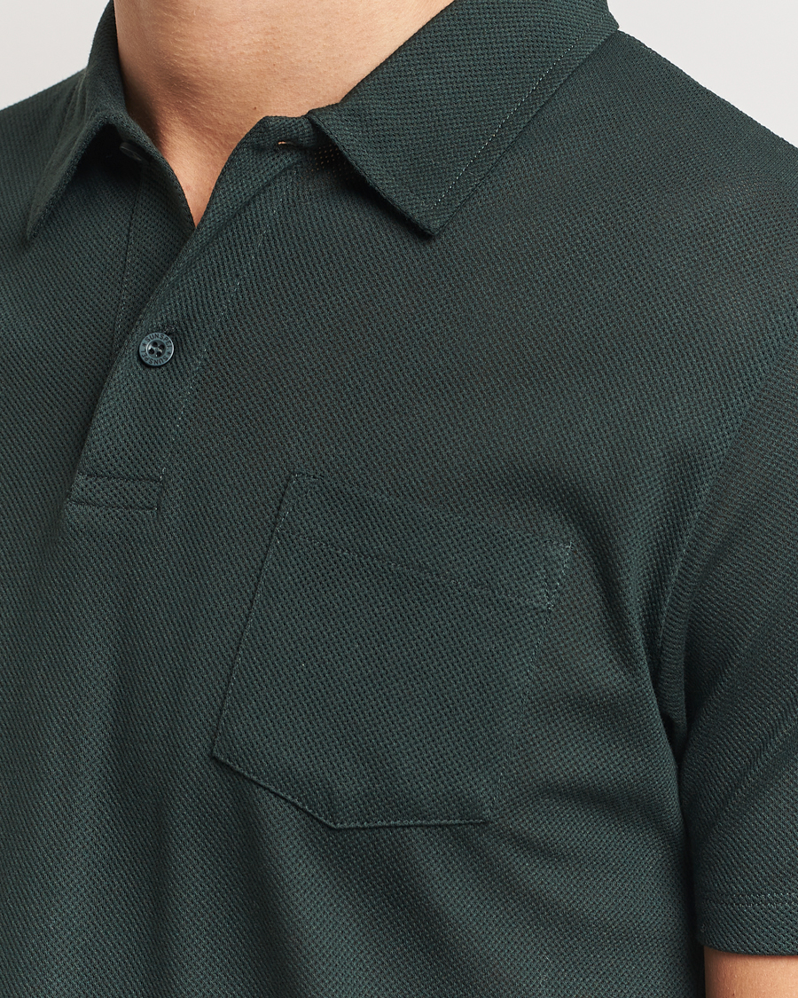 Herren | Poloshirts | Sunspel | Riviera Polo Shirt Dark Green