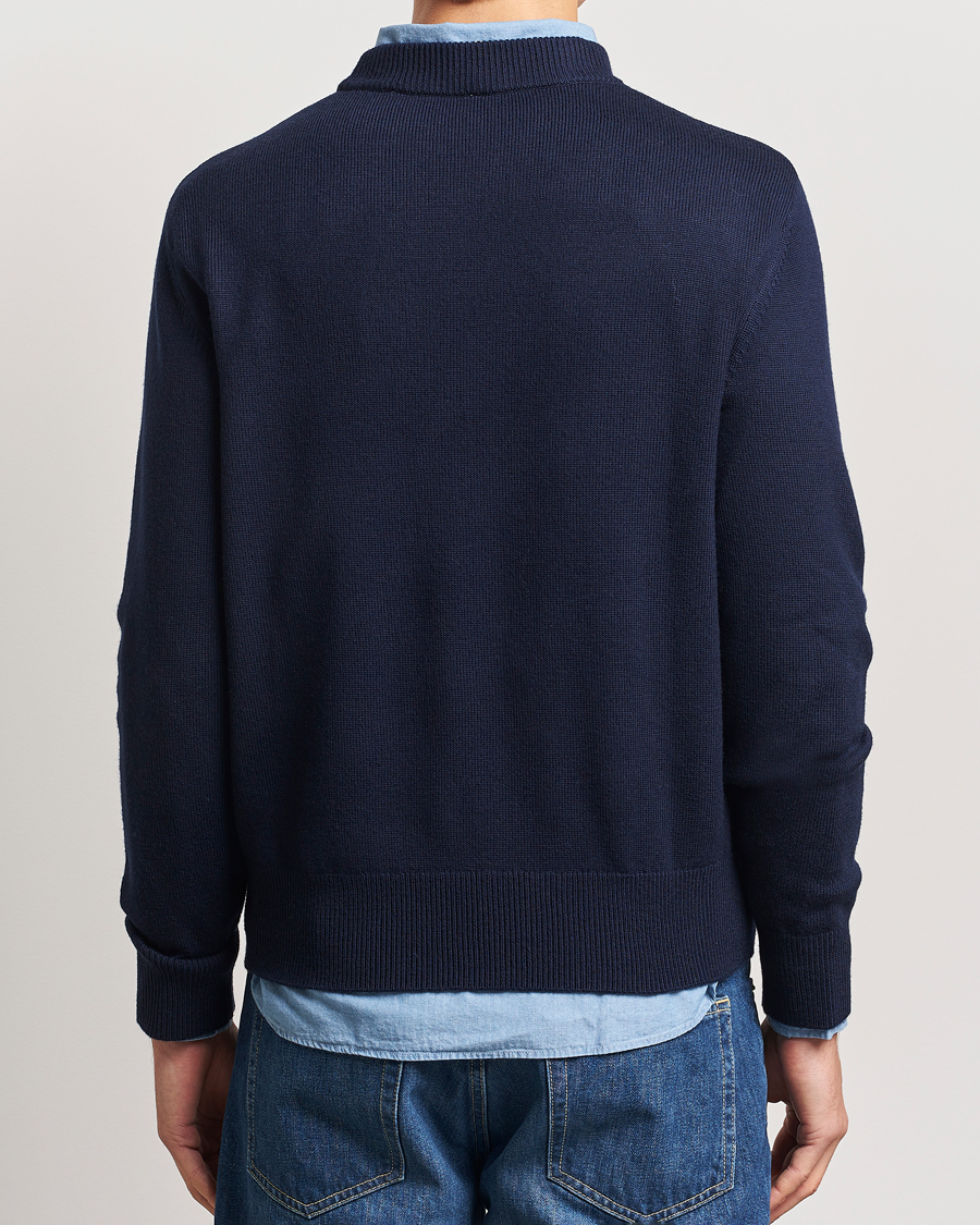 Herren | Pullover | Sunflower | Moon Merino Sweater Navy
