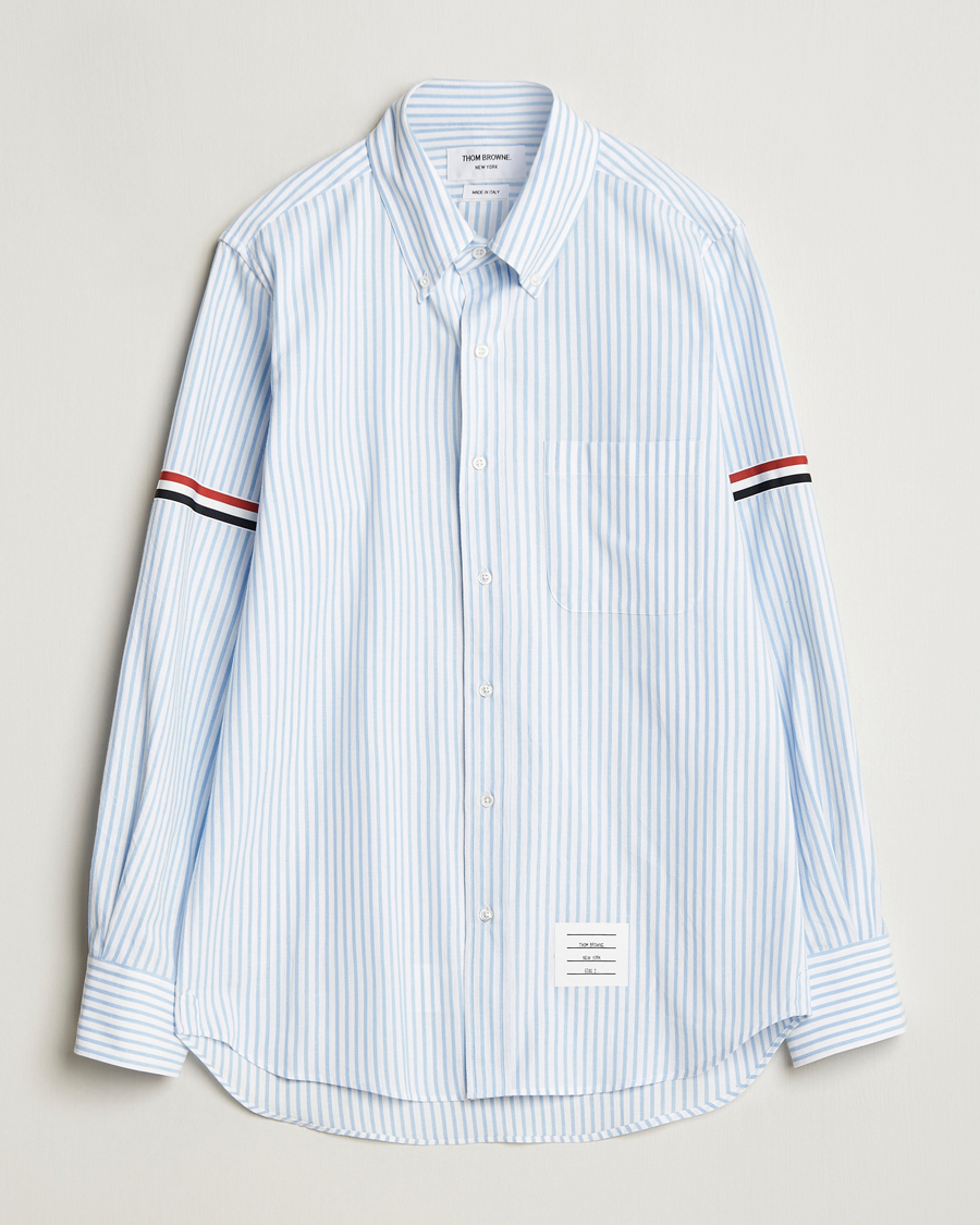 Herren | Hemden | Thom Browne | Uniform Stripe Cotton Shirt Light Blue