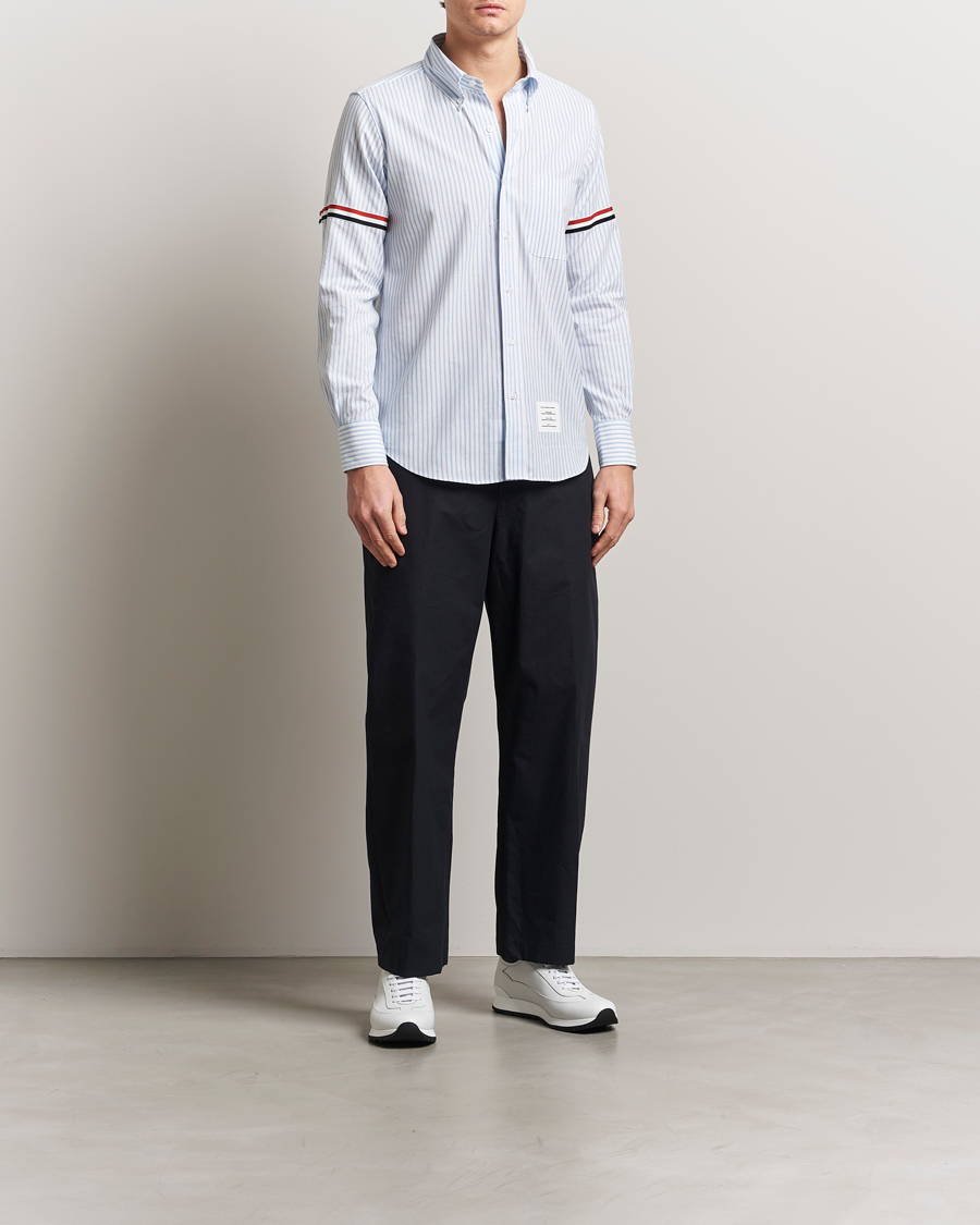 Herren | Hemden | Thom Browne | Uniform Stripe Cotton Shirt Light Blue