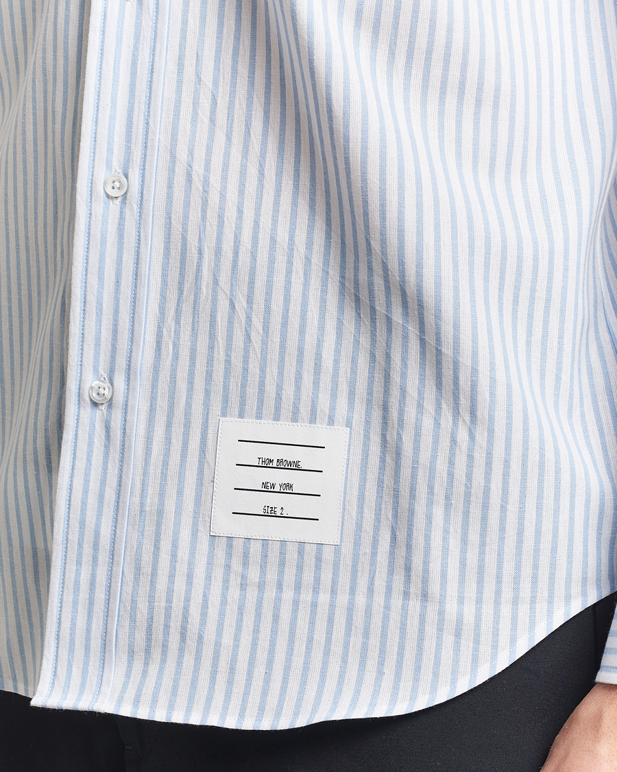 Herren | Hemden | Thom Browne | Uniform Stripe Cotton Shirt Light Blue
