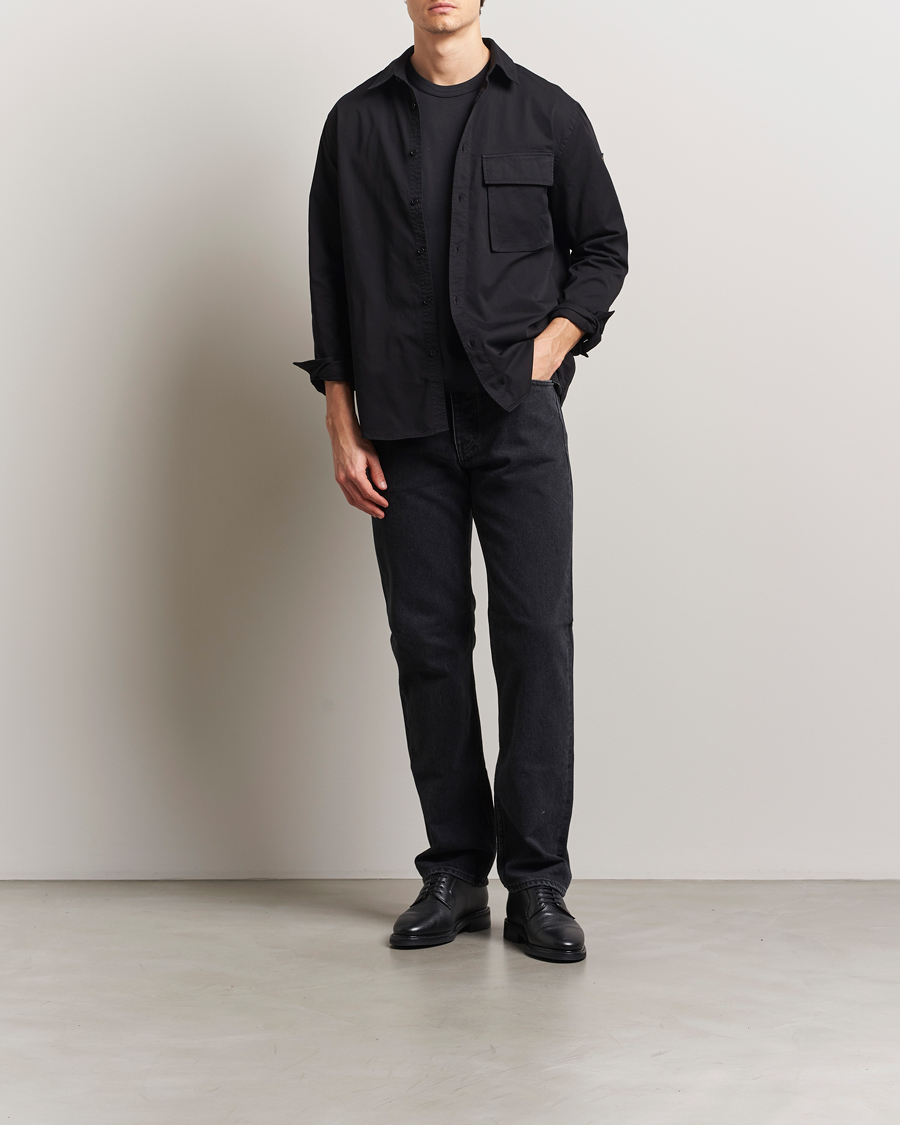 Herren | Hemden | Belstaff | Scale Cotton Pocket Shirt Black