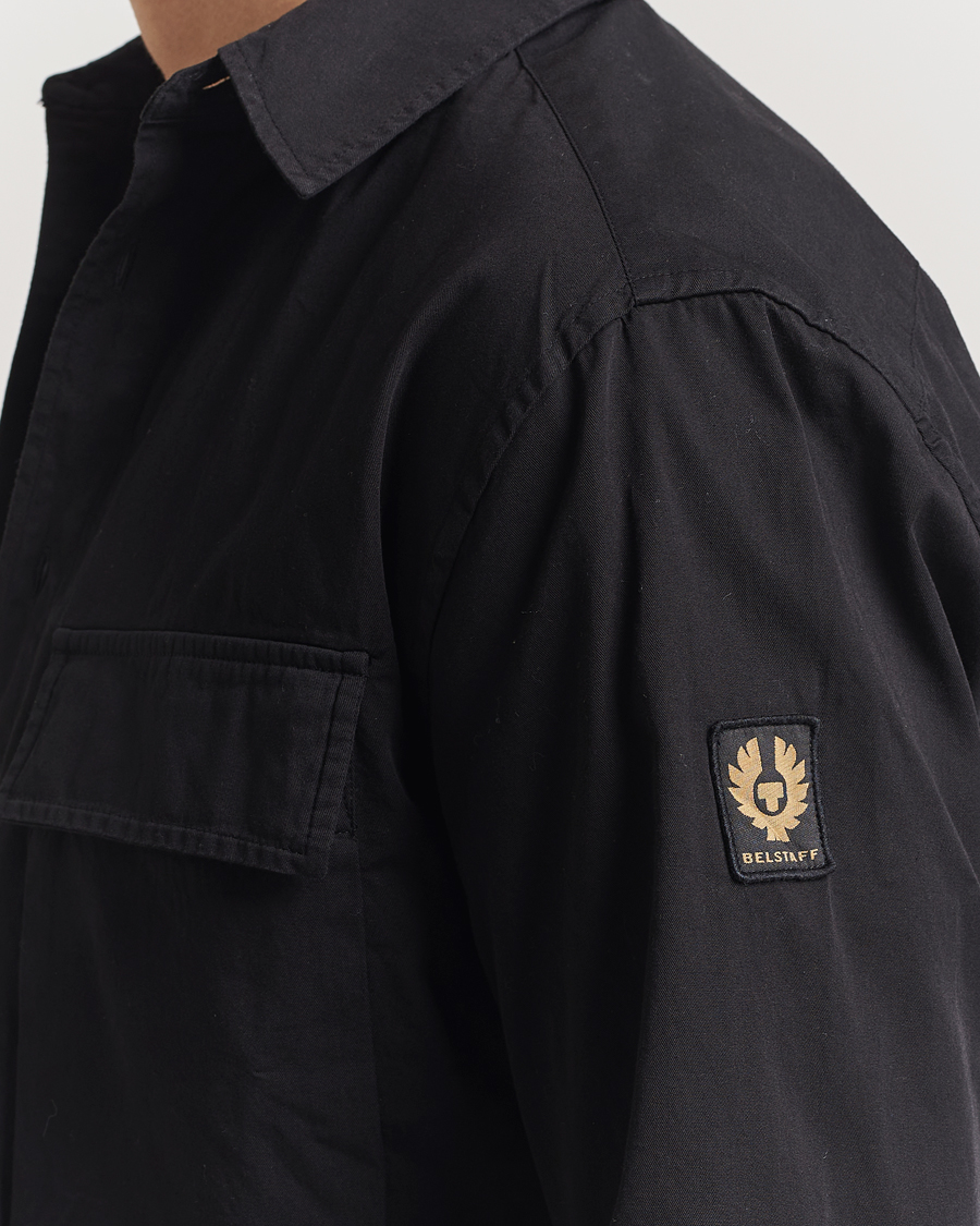 Herren | Hemden | Belstaff | Scale Cotton Pocket Shirt Black