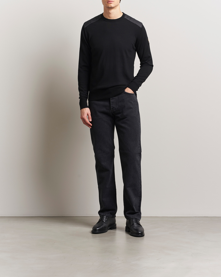 Herren | Pullover | Belstaff | Kerrigan Crewneck Jumper Black