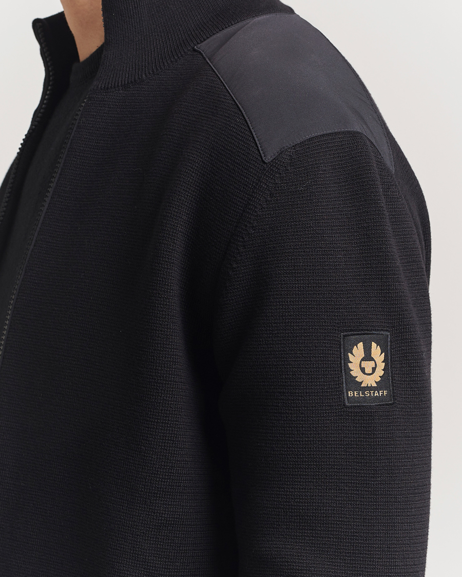 Herren | Pullover | Belstaff | Verge Zip Cardigan BLACK