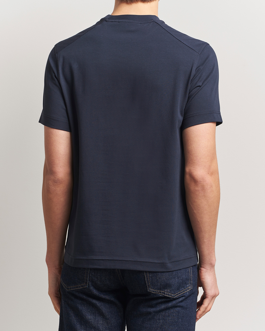 Herren | T-Shirts | Belstaff | Alloy Cotton T-Shirt Navy