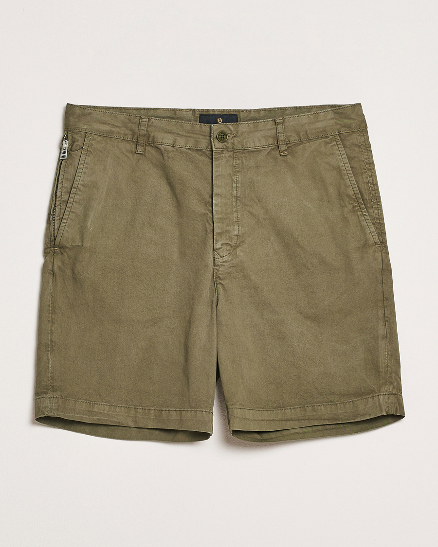 Herren | Shorts | Belstaff | Rally Cotton Shorts Surplus Green