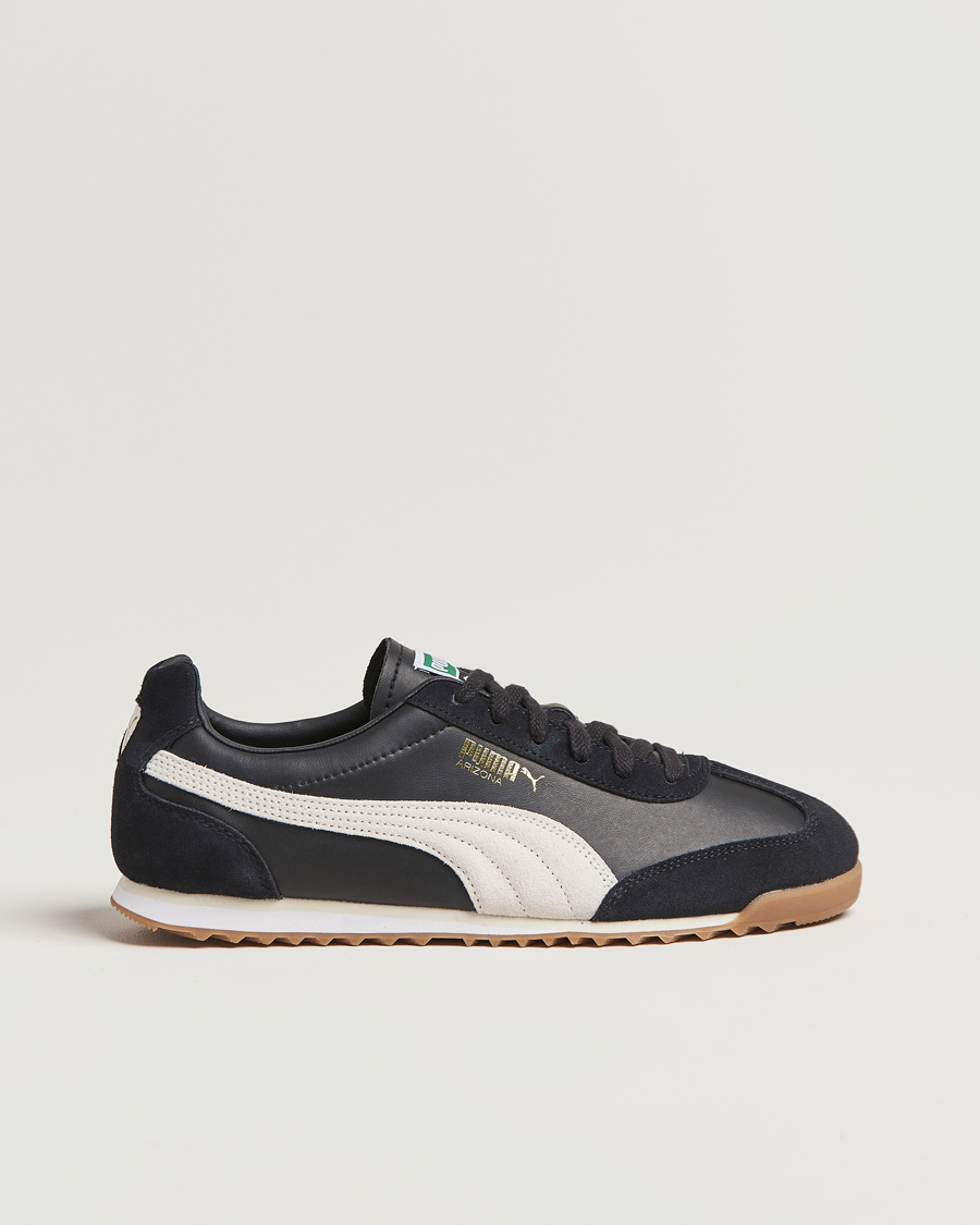 Herren | Puma Arizona Retro Leather Sneaker Black | Puma | Arizona Retro Leather Sneaker Black