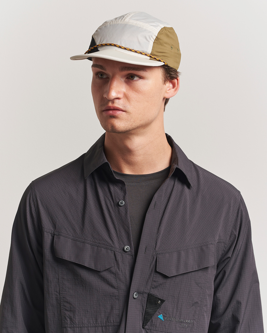 Herren | Klättermusen Runa Five Panel Cap Putty Grey/Olive | Klättermusen | Runa Five Panel Cap Putty Grey/Olive