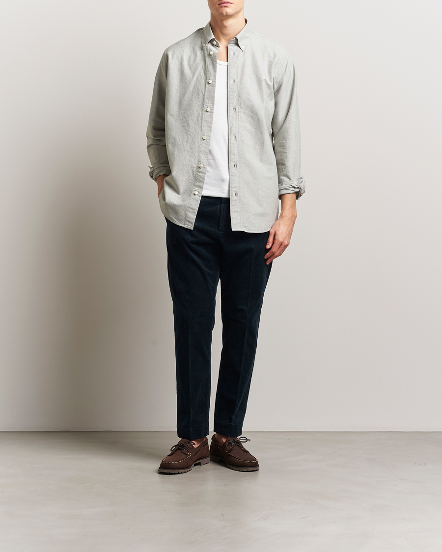 Herren | Hemden | NN07 | Colby Oxford Shirt Capers Green