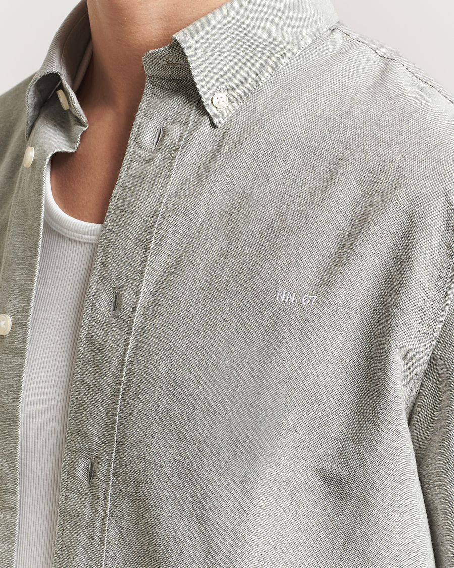 Herren | Hemden | NN07 | Colby Oxford Shirt Capers Green