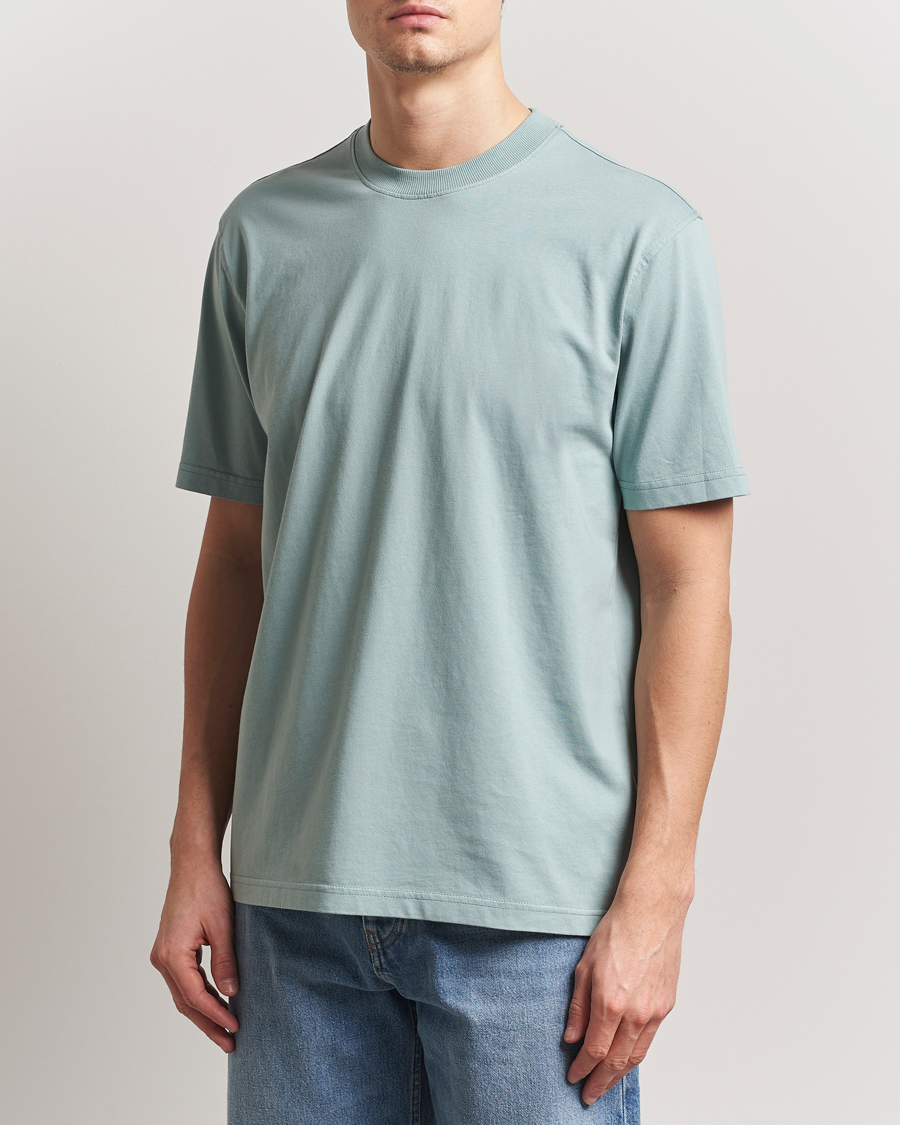 Herren | T-Shirts | NN07 | Adam Pima Crew Neck T-Shirt Steely Blue