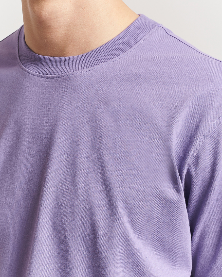 Herren | T-Shirts | NN07 | Adam Pima Crew Neck T-Shirt Violette