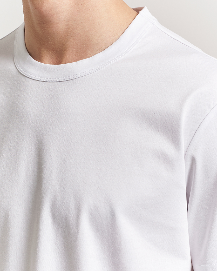 Herren | T-Shirts | NN07 | Pedro Mercerized Crew Neck T-Shirt White