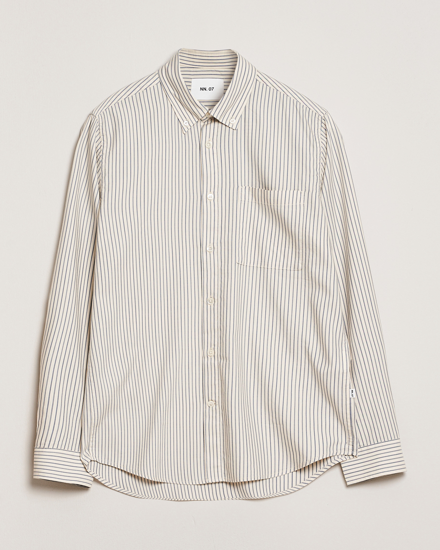 Herren | Hemden | NN07 | Arne Tencel Shirt Sea Stripe