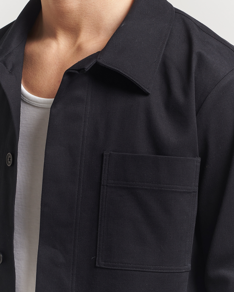 Herren | Hemden | NN07 | Olav Pocket Overshirt Black