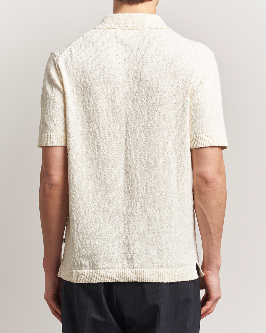 Herren | Poloshirts | NN07 | Randy Knitted Polo Ecru