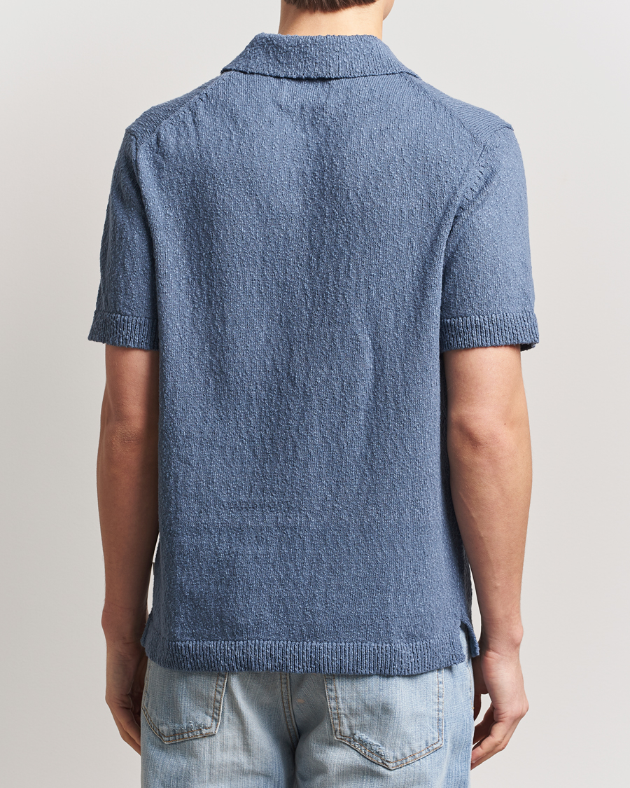 Herren | Poloshirts | NN07 | Randy Knitted Polo Bering Blue