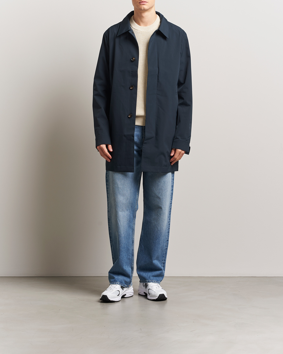 Herren | Jacken | NN07 | Kim Waterproof Car Coat Navy Blue