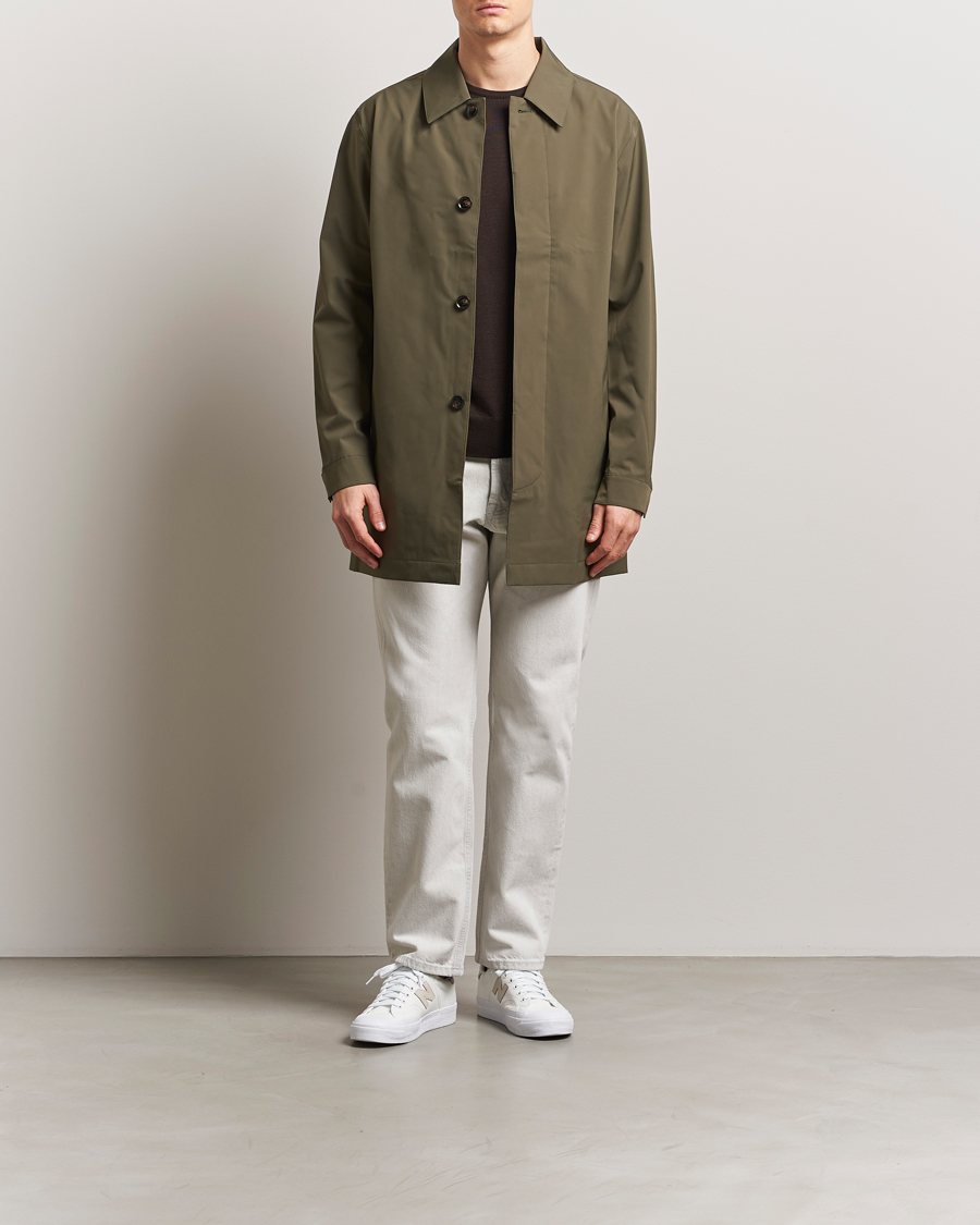 Herren | Jacken | NN07 | Kim Waterproof Car Coat Capers Green