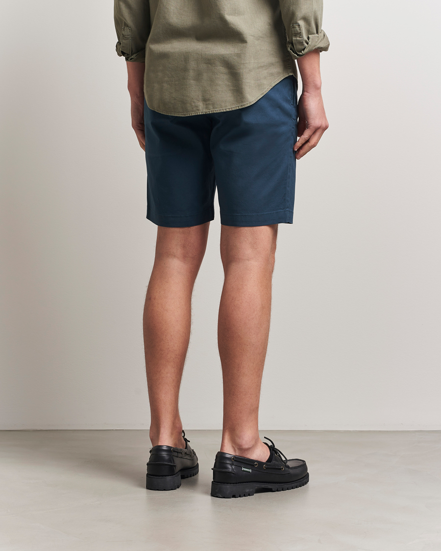 Herren | Shorts | Dockers | Slim Cotton/Linen Shorts Navy Blazer