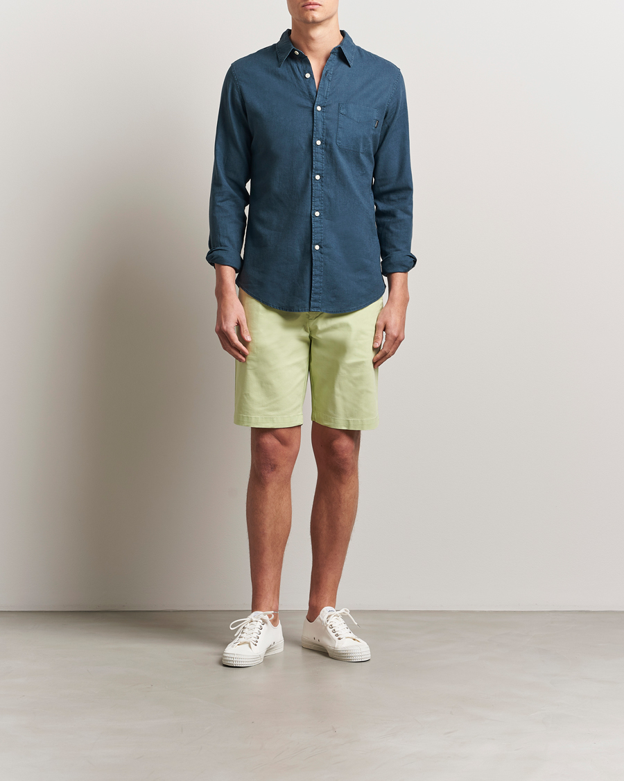 Herren | Shorts | Dockers | Slim Cotton/Linen Shorts Seedling