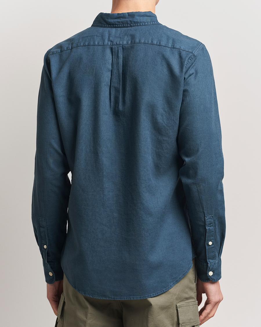 Herren | Hemden | Dockers | Slim Linen/Cotton Shirt Stratified Sea