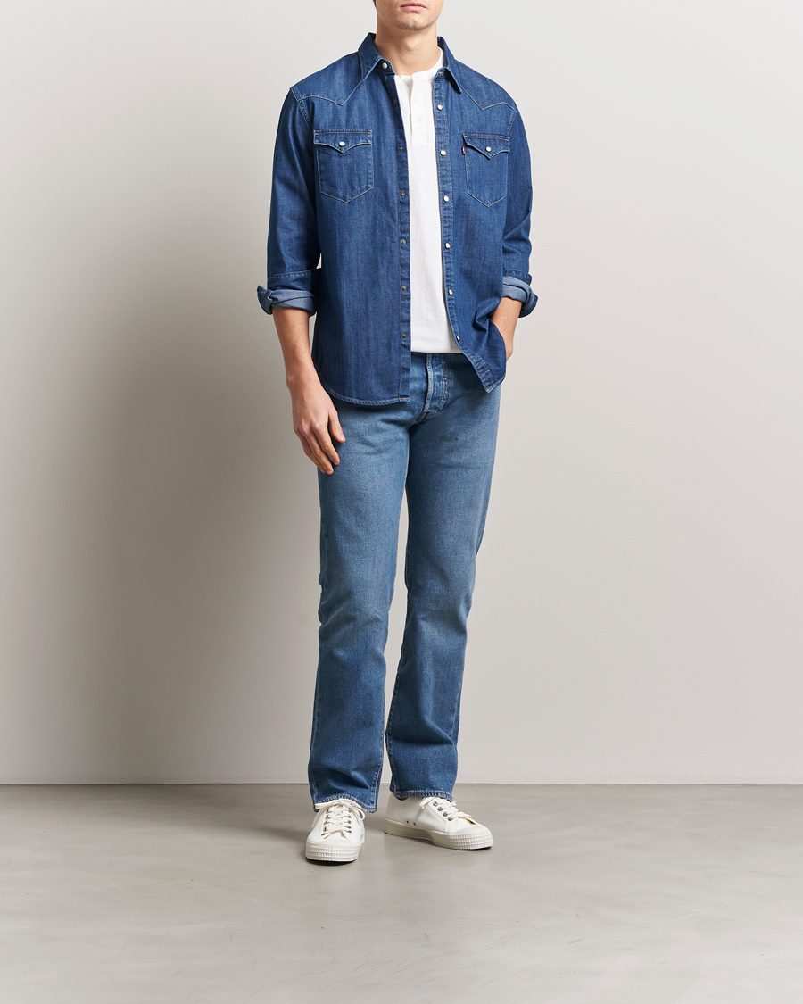 Herren | Hemden | Levi's | Barstow Western Standard Shirt Medium Blue