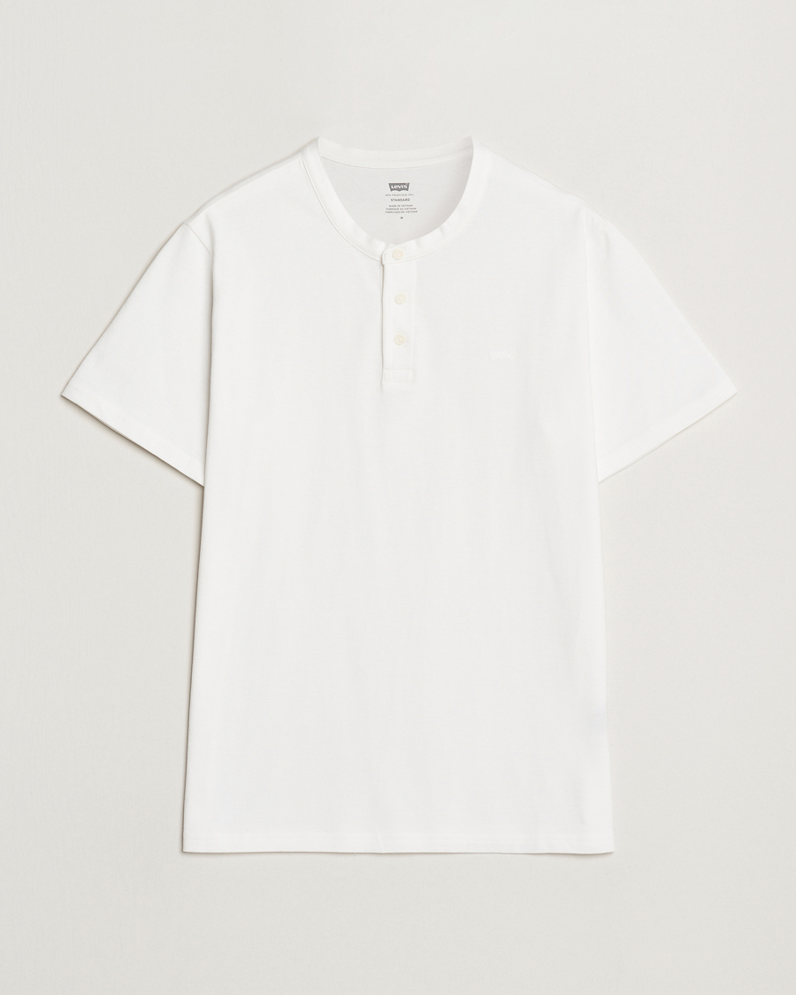 Herren | T-Shirts | Levi's | Short Sleeve Henley White