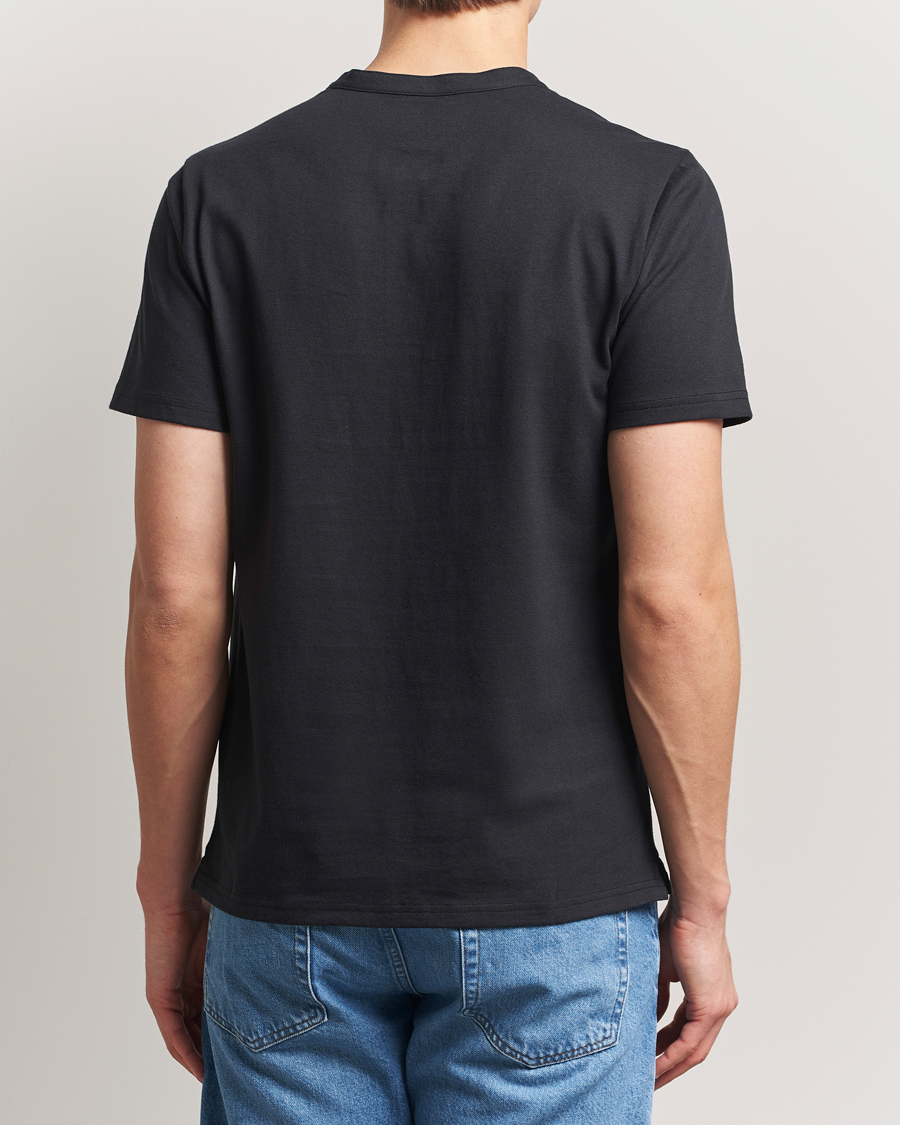 Herren | T-Shirts | Levi's | Short Sleeve Henley Mineral Black