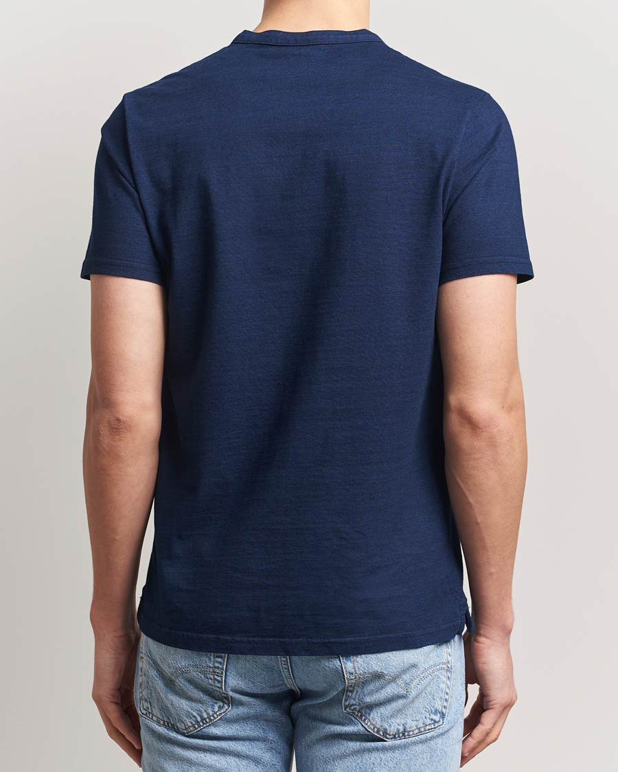 Herren | T-Shirts | Levi's | Short Sleeve Henley Dark Indigo