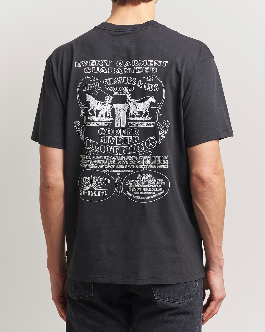 Herren | T-Shirts | Levi's | Vintage Fit Printed Crew Neck T-Shirt Jet Black