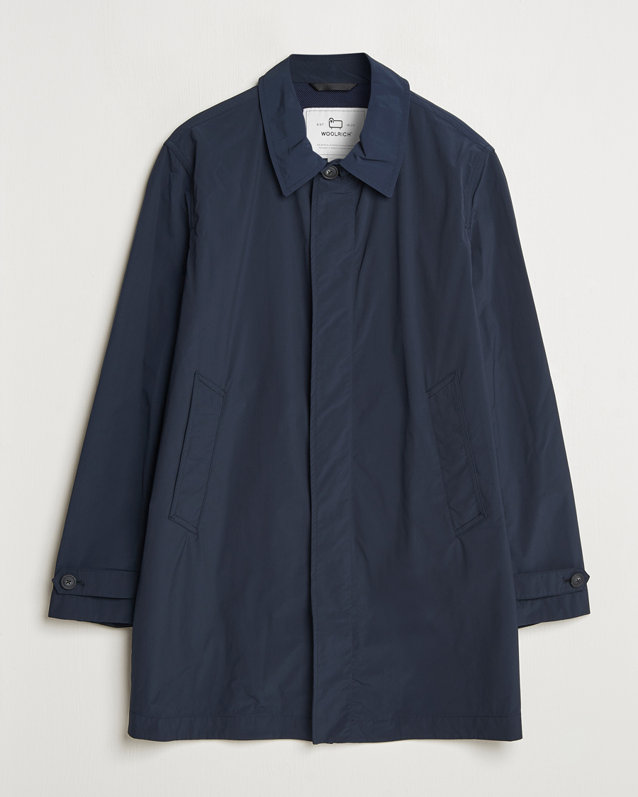 Herren | Jacken | Woolrich | City Carcoat Melton Blue