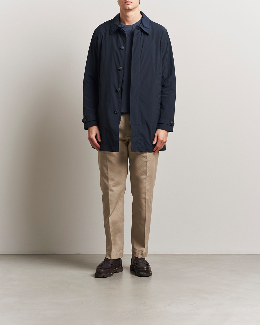 Herren | Jacken | Woolrich | City Carcoat Melton Blue