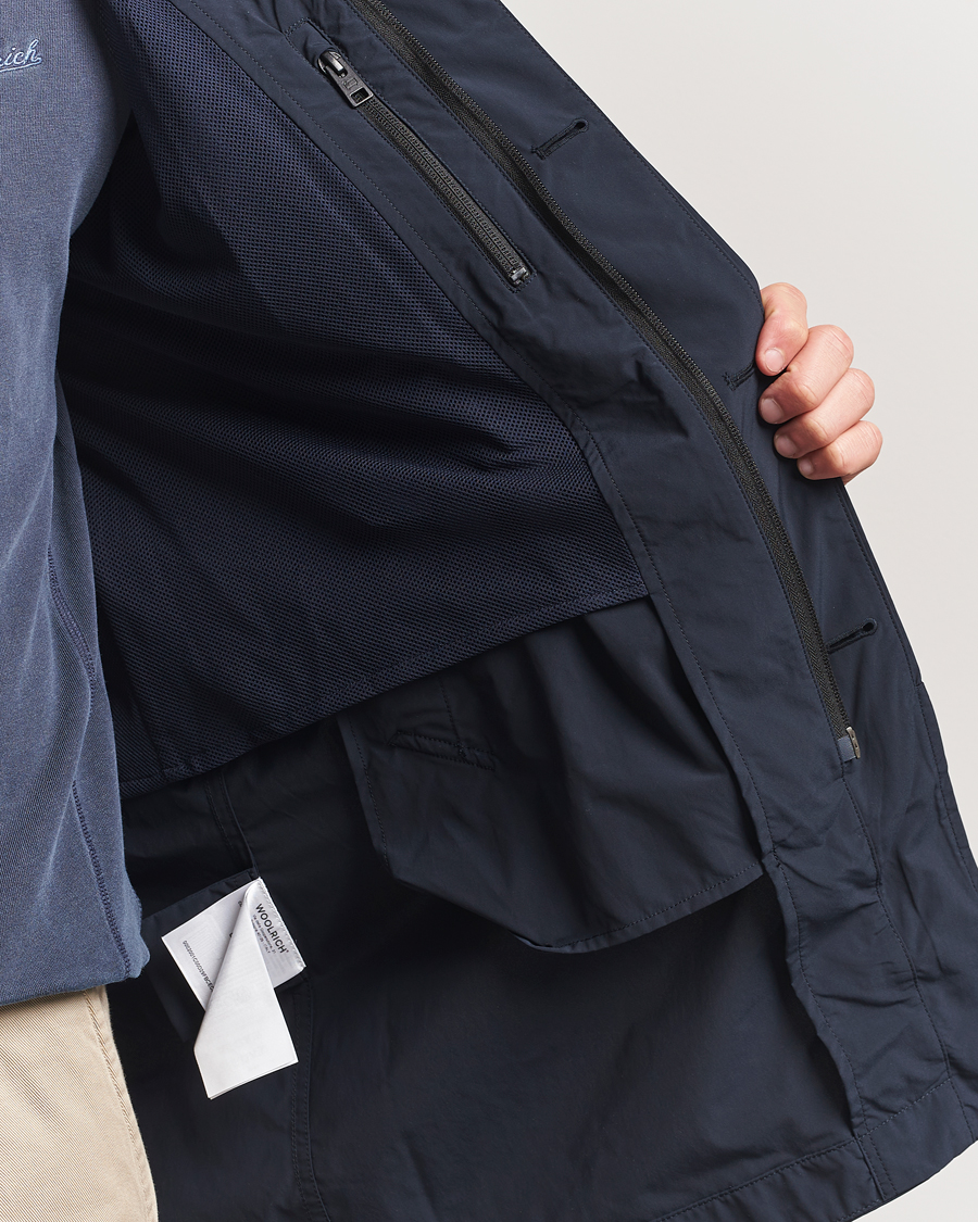 Herren | Jacken | Woolrich | City Carcoat Melton Blue