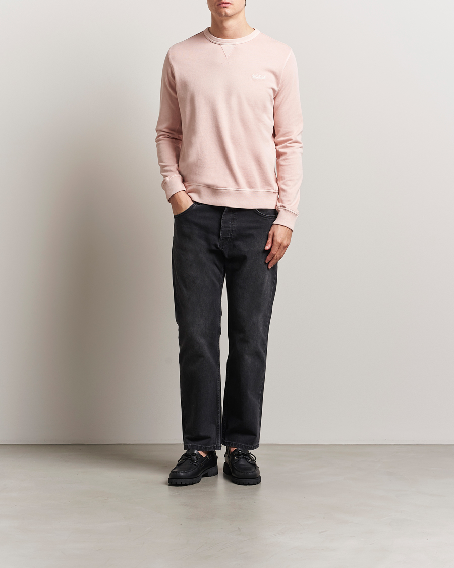 Herren | Pullover | Woolrich | Garment Dyed Crewneck Rose Smoke