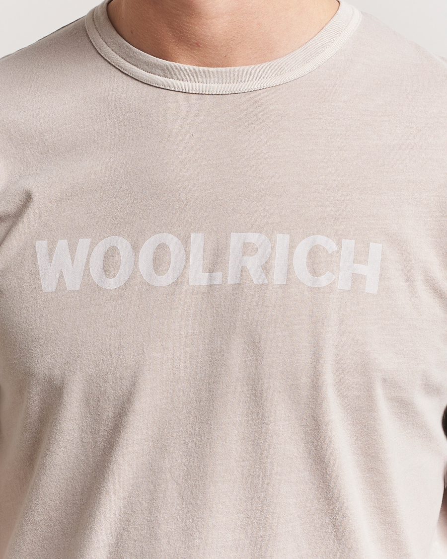 Herren | T-Shirts | Woolrich | Light Garment Dyed T-Shirt Dove