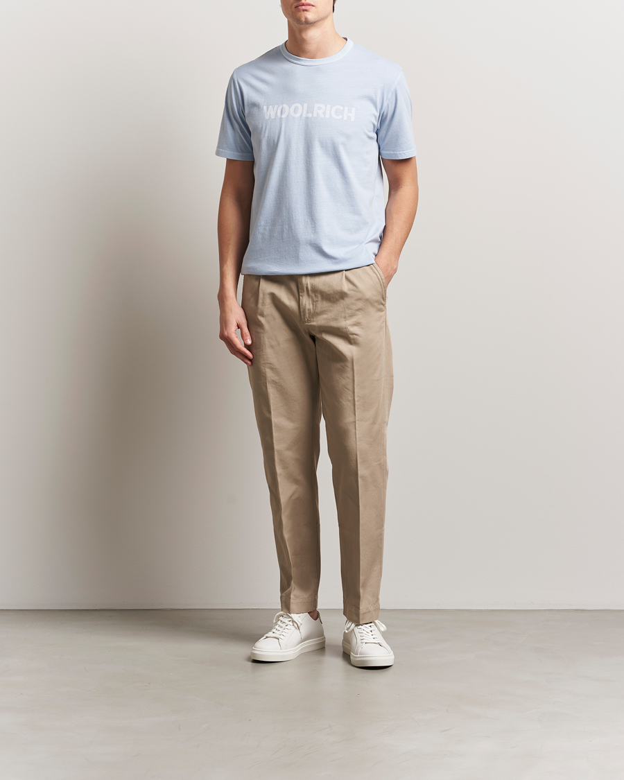 Herren | T-Shirts | Woolrich | Light Garment Dyed T-Shirt Flask